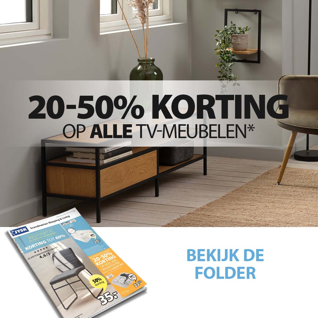 20-50% korting op TV-meubelen