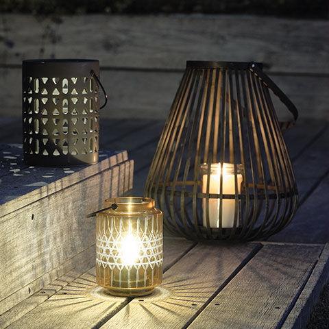 Lampen en lantaarns