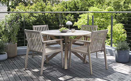 Dit zijn de voordelen van een ronde tuintafel