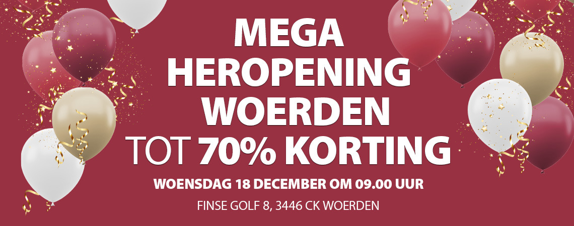 Mega heropening JYSK Woerden | Tot 70% korting 