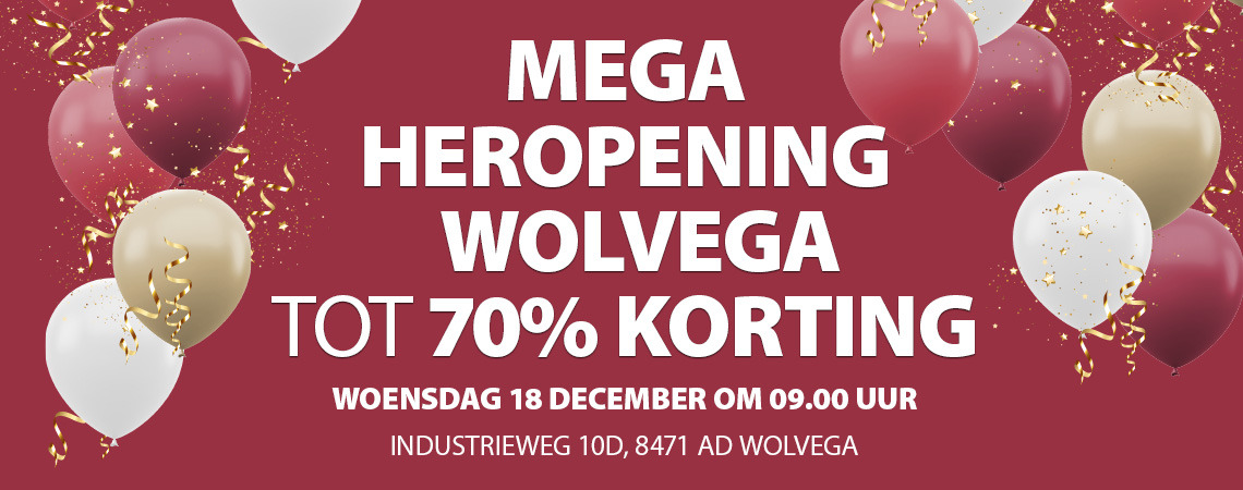 Mega heropening JYSK Wolvega | Tot 70% korting 