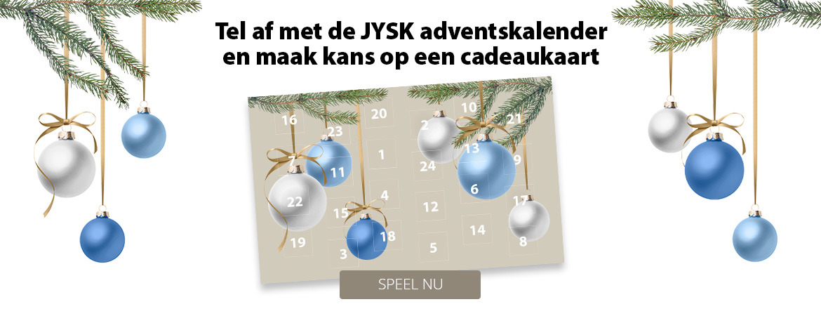 Tel mee af met de JYSK adventskalender 