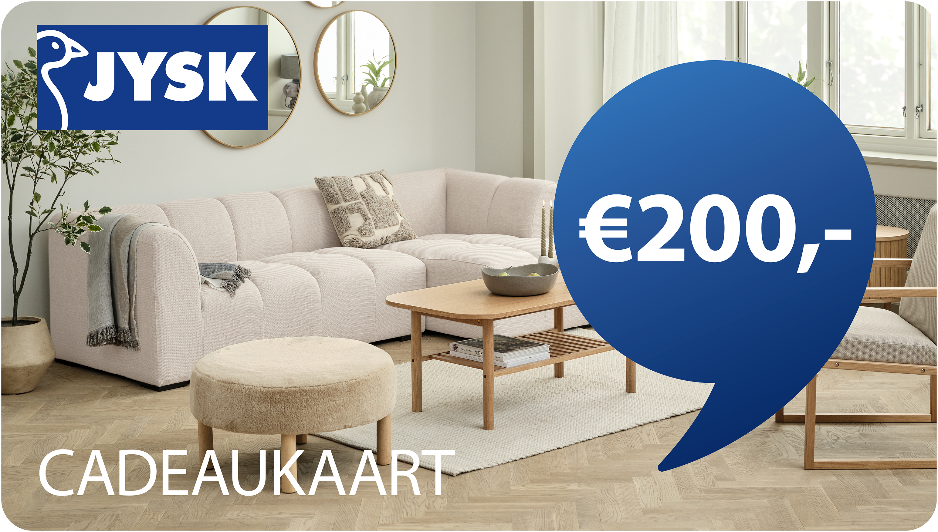 Win een JYSK-cadeaukaart t.w.v. 200 euro!