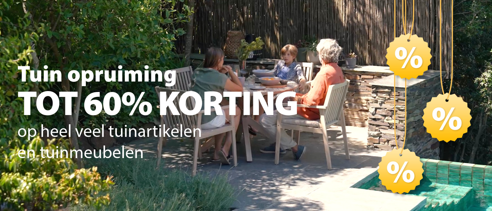 Tuinopruiming bij JYSK | Tot 60% korting