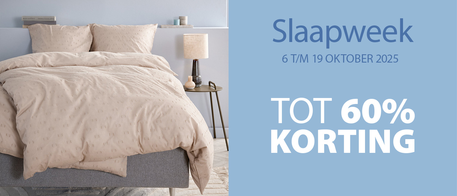 Slaapweek bij JYSK | Tot 60% korting