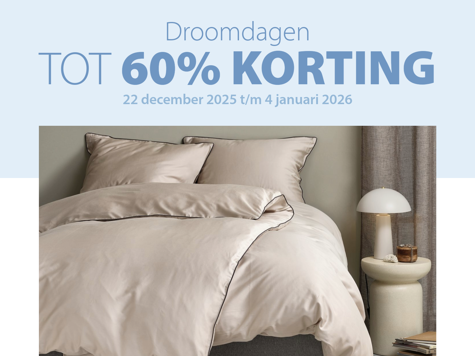 Droomdagen bij JYSK | Tot 60% korting