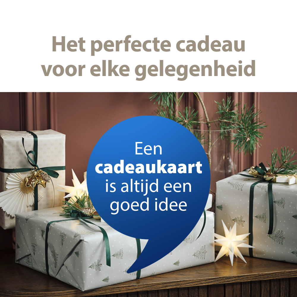Geef een JYSK-cadeaukaart met de feestdagen