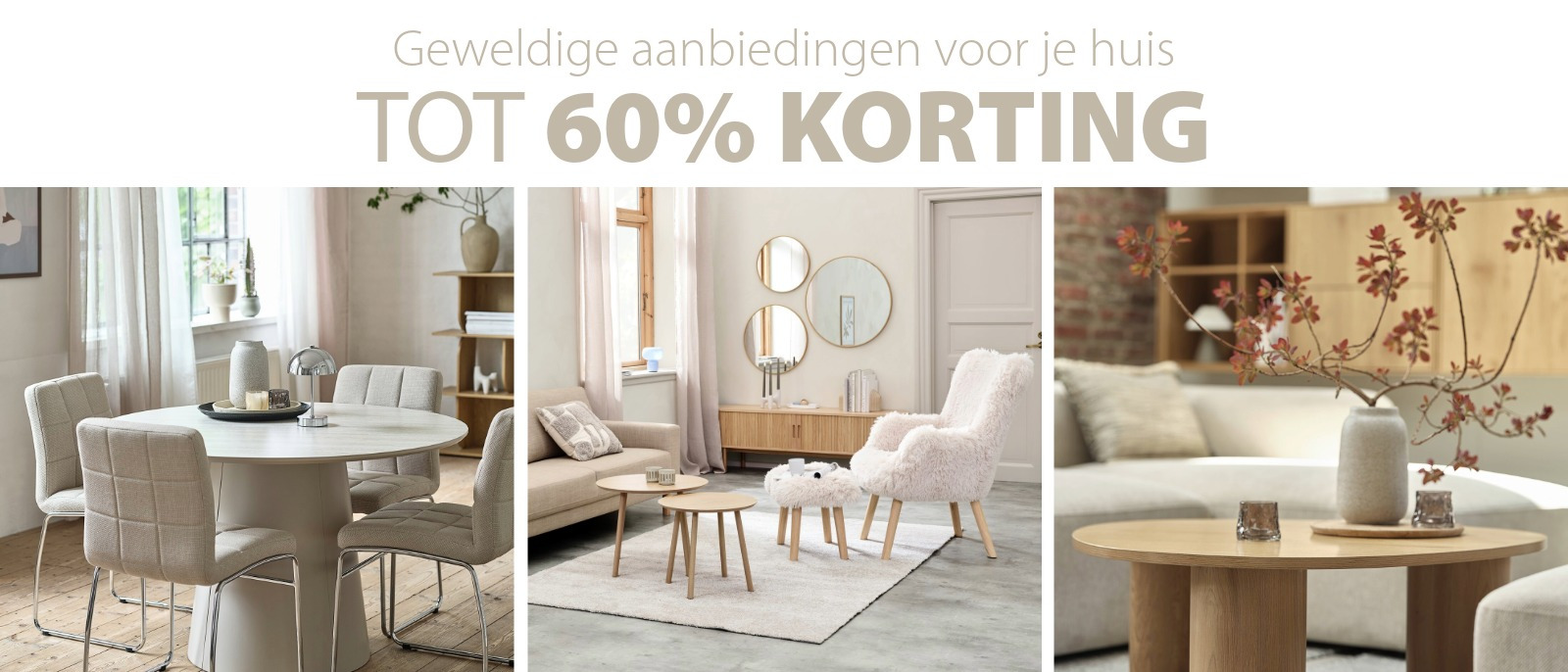 Geweldige aanbiedingen voor je huis | Tot 60% korting