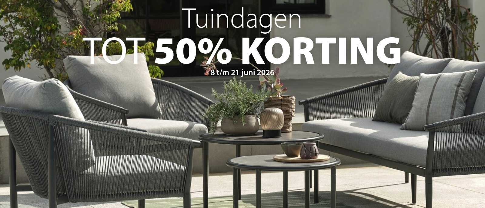 Tuindagen bij JYSK | Tot 50% korting Tuindagen bij JYSK | Tot 50% korting