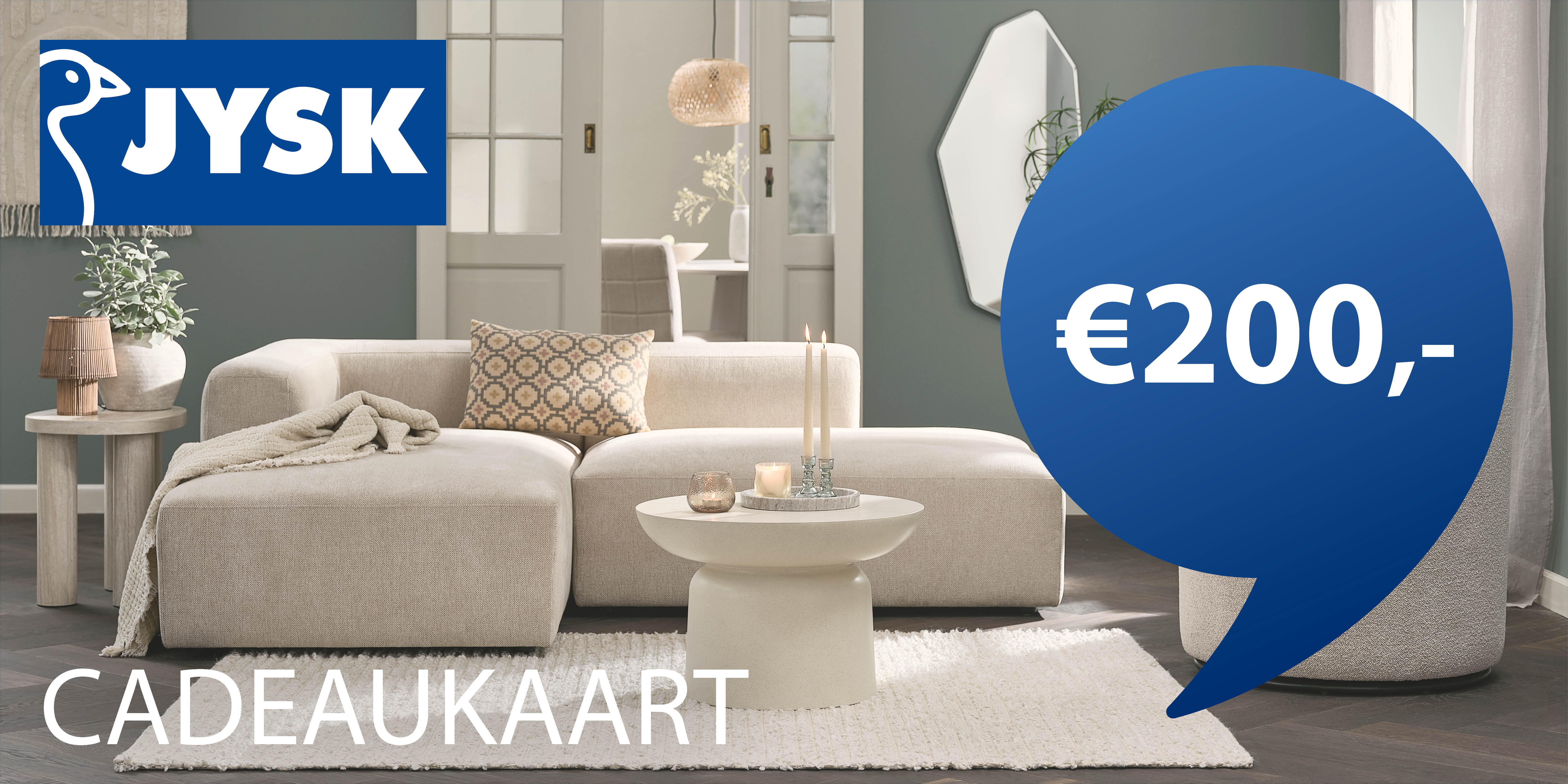 Cadeaukaart JYSK x Het Blok