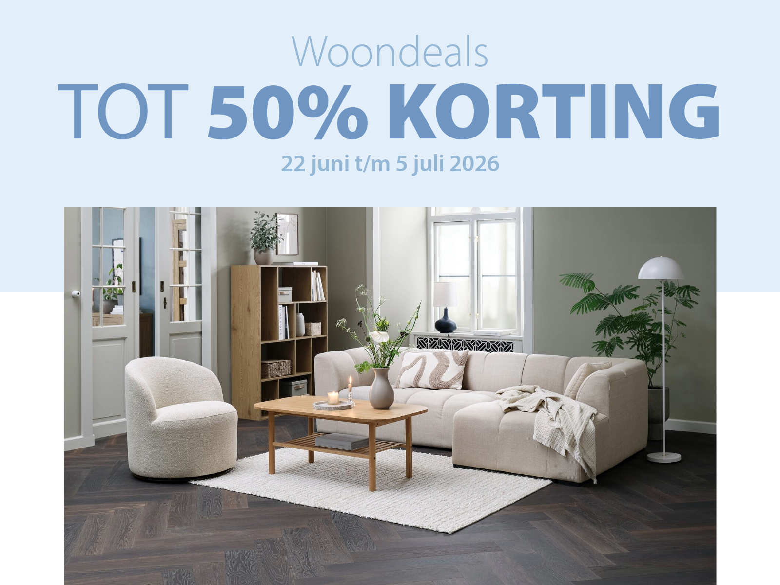 Woondeals | Tot 50% korting