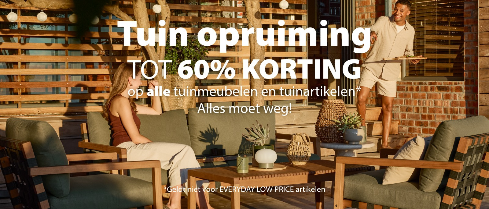 Tuin opruiming | Tot 60% korting