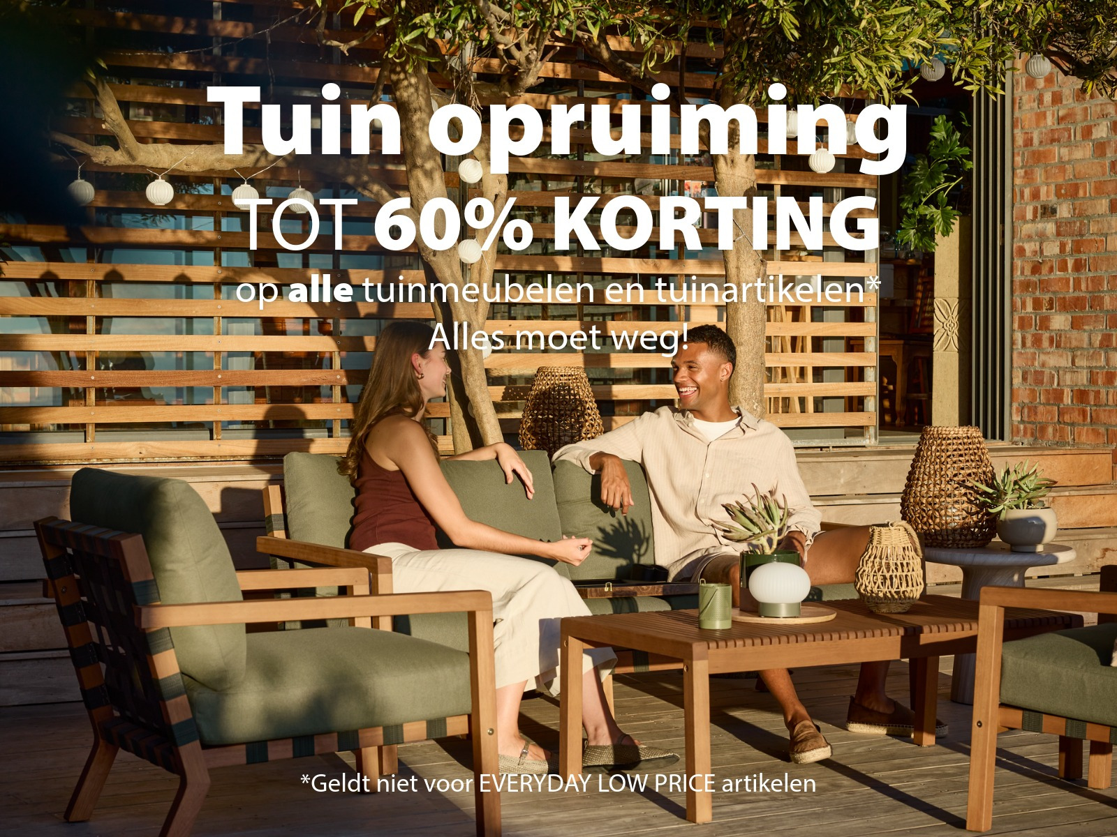 Tuin opruiming | Tot 60% korting
