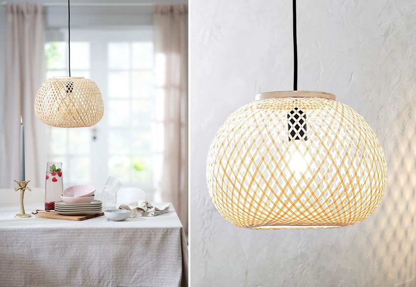 Hanglamp SIGVARD bamboe Hanglamp van bamboe